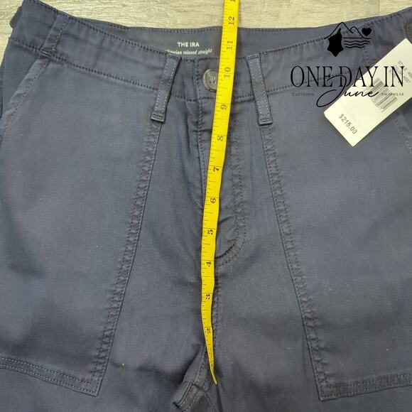 Adriano Goldschmied The Ira Utilitarian Relaxed Straight Pants Size 27 (4) - Picture 4 of 6